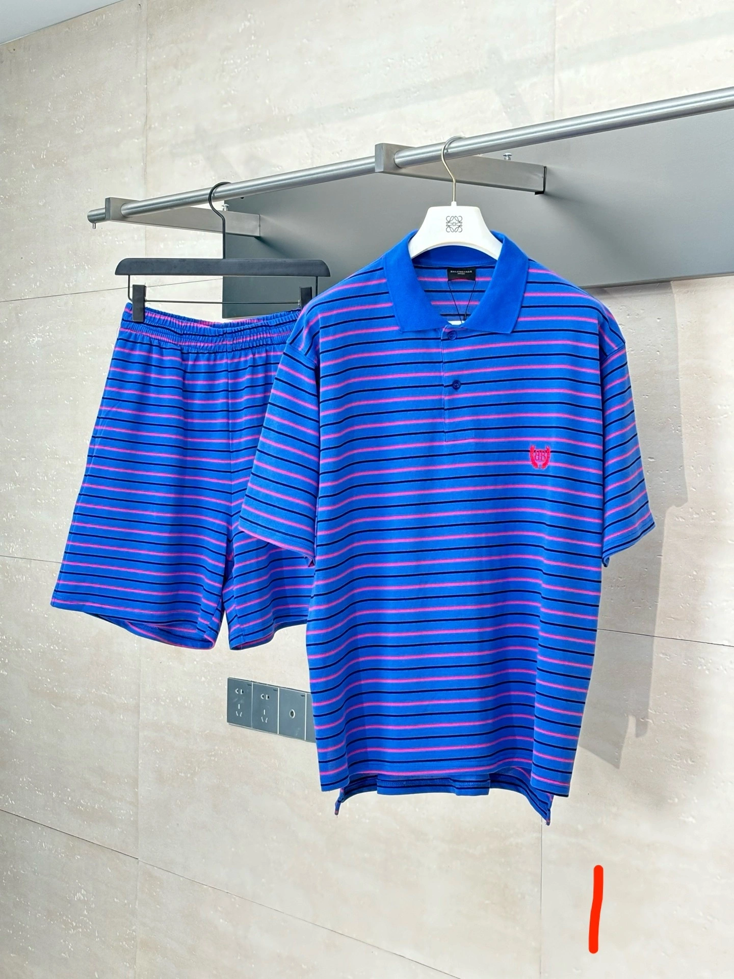 &wg.luxury- 218593i16 polo Cotton embroidery oversize 2colour item:E-F363F1024-2